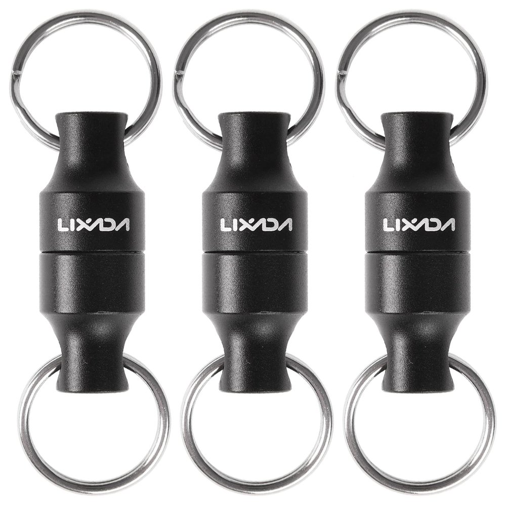 Lixada Magnetic Net Release Holder Fly Fishing Net Retractor Fishing Net Keeper Magnet Clip Landing Net Connector for Fishing Hooks, Lures, Flies, Trout Line