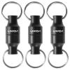 Lixada Magnetic Net Release Holder Fly Fishing Net Retractor Fishing Net Keeper Magnet Clip Landing Net Connector for Fishing Hooks, Lures, Flies, Trout Line view 1