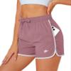 MAGCOMSEN Running Shorts for Women Fast Dry Athletic Hiking Gym Workout Shorts Lightweight Water Resistant Pink, XL view 1