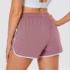 MAGCOMSEN Running Shorts for Women Fast Dry Athletic Hiking Gym Workout Shorts Lightweight Water Resistant Pink, XL view 2