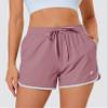 MAGCOMSEN Running Shorts for Women Fast Dry Athletic Hiking Gym Workout Shorts Lightweight Water Resistant Pink, XL view 3