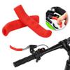 HERCHR Bicycle Grip Covers, Silicone Bike Brake Cover for Road Mountain Bikes(Red) view 3