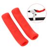 HERCHR Bicycle Grip Covers, Silicone Bike Brake Cover for Road Mountain Bikes(Red) view 4
