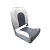 Gen3 Marine Classic High Back No Pinch Folding Boat Seat - Gray/Charcoal view 1