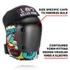 187 Killer Pads Knee Pads, Elbow Pads Combo Pack, Comic, Small/Medium view 2