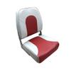 Gen3 Marine Classic High Back No Pinch Folding Boat Seat - Gray/Red view 1
