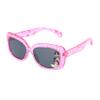 Disney Girls Princess Sparkle Kids Rectangular Sunglasses, Crystal Pink/Glitter Injection, 49 view 1