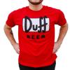 The Simpsons Duff Beer Logo Homer Mens T-Shirt (XXL, Red) view 1