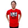 The Simpsons Duff Beer Logo Homer Mens T-Shirt (XXL, Red) view 3