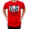 The Simpsons Duff Beer Logo Homer Mens T-Shirt (XXL, Red) view 4