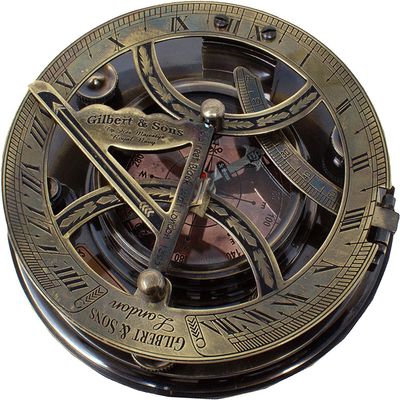 WOANIN Baptism Compass, Baptism Gift, 5 inches Large Sundial Compass, Baptism Gift Boy, Baptism Gift Girl, Engraved Compass, Personalized Retirement Compass (Personalized)