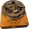 WOANIN Baptism Compass, Baptism Gift, 5 inches Large Sundial Compass, Baptism Gift Boy, Baptism Gift Girl, Engraved Compass, Personalized Retirement Compass (Personalized) view 2