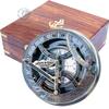 WOANIN Engraved Baptism Compass- Baptism Personalized 5 inches Large Sundial Compass, Antique Poem Compass, Baptism Gift, Retirement Compass Gift view 3