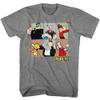 American Classics Popeye The Sailor Man Cartoon Characters Popeye Olive OYL Bluto Wimpy Adult Short Sleeve T-Shirts Graphic Tees view 1