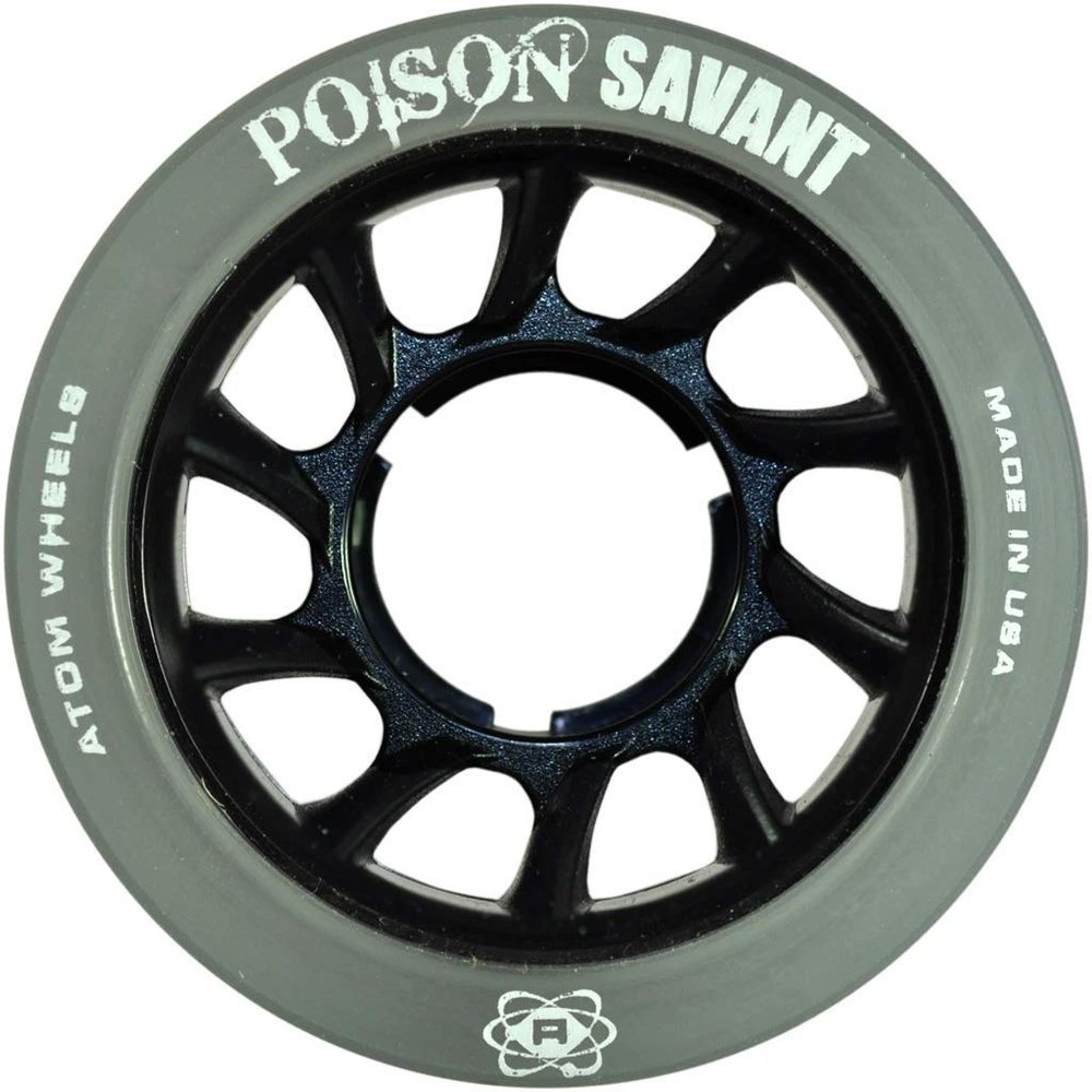 Poison Savant Skate Wheels Black 4pk