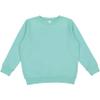 LAT Youth Crewneck Sweatshirt Boys & Girls | Kids Long Sleeve Fleece Top, Saltwater, X-Large view 1
