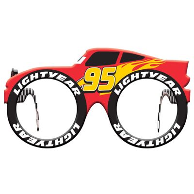 Unique Disney/Pixar Cars 3 Deluxe Wearable Glasses - Standard Size (1 Pc.) - Premium Quality Material - Perfect Party Accessory for Kids