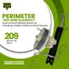 Trip Alarm Co. Perimeter Trip Wire Alarm Kit  Perimeter Defense 209 Tactical Security Device with Kevlar Trip Wire Reel  Loud Tactical Defense Device for Camping, Outdoor Safety & Home Security view 4
