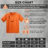 Veracco Letter M Halloween Costumes Youth T_Shirt Funny Halloween Team Group T-Shirt (Medium, Orange) view 3