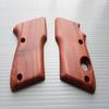 [BMPL] Hardwood Smooth Gun Grips Compatible with Beretta 21A Bobcat Thai Handmade view 2