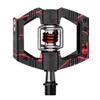 Crankbrothers Mallet E Mountain Bike Pedals - Red Splatter Collection - MTB Enduro Optimized Platform - Clip-in System Pair of Bicycle Mountain Bike Pedals (Cleats Included) view 1