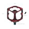 Crankbrothers Stamp 7 Small Mountain Bike Pedals - Red Splatter Collection - MTB Enduro DH BMX concave Platform - Flat Pair of Bicycle Mountain Bike Pedals (Adjustable pins Included) view 2