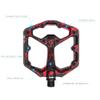 Crankbrothers Stamp 7 Small Mountain Bike Pedals - Red Splatter Collection - MTB Enduro DH BMX concave Platform - Flat Pair of Bicycle Mountain Bike Pedals (Adjustable pins Included) view 3