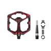 Crankbrothers Stamp 7 Small Mountain Bike Pedals - Red Splatter Collection - MTB Enduro DH BMX concave Platform - Flat Pair of Bicycle Mountain Bike Pedals (Adjustable pins Included) view 4