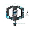 Crankbrothers Mallet E Mountain Bike Pedals - Blue Splatter Collection - MTB Enduro Optimized Platform - Clip-in System Pair of Bicycle Mountain Bike Pedals (Cleats Included) view 2