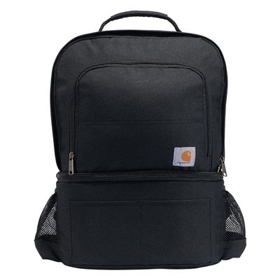 Carhartt Gear B0000303 Insulated 24 Can Two Compartment Cooler Backpack - One Size Fits All - Black