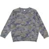 LAT Youth Crewneck Sweatshirt Boys & Girls | Kids Long Sleeve Fleece Top, Royal, Large view 1