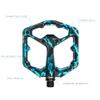 Crankbrothers Stamp 7 Small Mountain Bike Pedals - Blue Splatter Collection - MTB Enduro DH BMX concave Platform - Flat Pair of Bicycle Mountain Bike Pedals (Adjustable pins Included) view 3