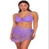 Sunsets Short and Sweet Skirt Women's Swimsuit Cover Up, Passion Flower, Large/X-Large view 4