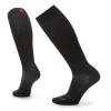 Smartwool Women's Ski Zero Cushion Over The Calf Socks, BLACK, Large