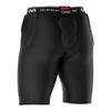 McDavid HEX Basketball Short w/Hip & Tailbone Pads BK XXL view 3
