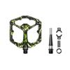 Crankbrothers Stamp 7 Small Mountain Bike Pedals - Green Lime Collection - MTB Enduro DH BMX concave Platform - Flat Pair of Bicycle Mountain Bike Pedals (Adjustable pins Included) view 4
