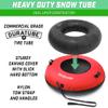 GoSports Hard Bottom Snow Tube with Premium Canvas Cover - 40 Inch Commercial Grade Sled - Red view 3
