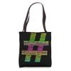 # Hashtag Symbol Typography Design Tote Bag view 1