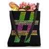 # Hashtag Symbol Typography Design Tote Bag view 4