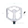 Crankbrothers Stamp 7 Small Mountain Bike Pedals - Silver Edition - MTB Enduro Trail BMX Optimized concave Platform - Flat Pair of Bicycle Mountain Bike Pedals (Adjustable pins Included) view 2