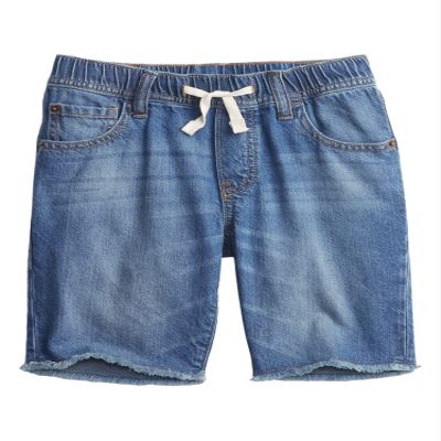 GAP Boys Denim Pull On Shorts Medium WASH L