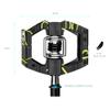 Crankbrothers Mallet E Mountain Bike Pedals - Lime Green Splatter Collection - MTB Enduro Optimized Platform - Clip-in System Pair of Bicycle Mountain Bike Pedals (Cleats Included) view 2