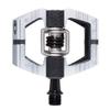Crankbrothers Mallet E Mountain Bike Pedals - Silver Edition - MTB Enduro Optimized Platform - Clip-in System Pair of Bicycle Mountain Bike Pedals (Cleats Included) view 1