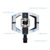 Crankbrothers Mallet E Mountain Bike Pedals - Silver Edition - MTB Enduro Optimized Platform - Clip-in System Pair of Bicycle Mountain Bike Pedals (Cleats Included) view 3
