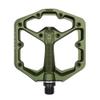 Crankbrothers Stamp 7 Small Mountain Bike Pedals - Dark Green Camo Collection - MTB Enduro DH BMX concave Platform - Flat Pair of Bicycle Mountain Bike Pedals (Adjustable pins Included) view 1