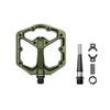Crankbrothers Stamp 7 Small Mountain Bike Pedals - Dark Green Camo Collection - MTB Enduro DH BMX concave Platform - Flat Pair of Bicycle Mountain Bike Pedals (Adjustable pins Included) view 4