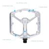 Crankbrothers Stamp 7 Large Mountain Bike Pedals - Silver Edition - MTB Enduro Trail BMX Optimized concave Platform - Flat Pair of Bicycle Mountain Bike Pedals (Adjustable pins Included) view 3