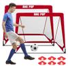 Portable Pop Up Soccer Goal for Kids Trainning and Family Game Foldable Soccer Net for Backyard with Carrying Case (4FT, Red) view 1