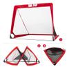 Portable Pop Up Soccer Goal for Kids Trainning and Family Game Foldable Soccer Net for Backyard with Carrying Case (4FT, Red) view 3