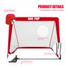 Portable Pop Up Soccer Goal for Kids Trainning and Family Game Foldable Soccer Net for Backyard with Carrying Case (4FT, Red) view 4
